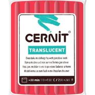 Cernit Translucent 56 gr Ruby Red Polimer Kil
