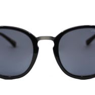 Cerruti 8516 01 48 Siyah Gümüş Oval Çerçeve Unisex Güneş Gözlüğü