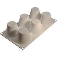 Cesil 6'lı Büyük Boy Silikon Muffin Kalıbı