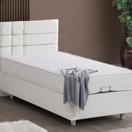 Cesur 120x200 cm Beyaz Almada Baza Başlık ve Letto Yatak Seti