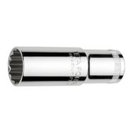 Ceta Form C04-B13 1-4 inç 12 Köşe Yıldız Derin 13 mm Lokma Anahtar