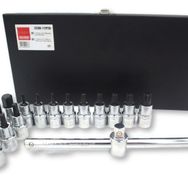 Ceta Form C28S-17PTH 17 Parça 1/2” TORX ve Allen Uçlu Lokma Takımı