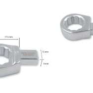 Ceta Form D02E-RE0919 19 mm Yıldız 9X12 mm Tork Anahtar Ucu