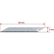 Ceta Form J46-R-30 10'lu 9 mm Kretuar Tip Maket Bıçağı Yedeği