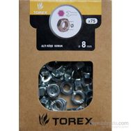 Çetin DIN-934 M8 75 Adet 8 mm 75 Adet Altı Köşe Somun