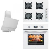 Çetintaş 5234 E - W 848 CAT - 55231 Beyaz 3'lü Ankastre Set