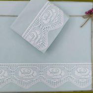 Çeyiz Bahçesi Dantelli Nil Yeşili Çeyizlik Çift Kişilik Nevresim Takımı