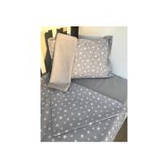 Çeyiz Bahçesi Grey Stars Bebek Nevresim Takımı
