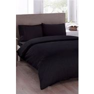 Çeyiz Diyarı 200x200 cm Pure Siyah Çift Kişilik Nevresim Seti