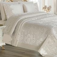 Çeyiz Diyarı Violet Krem Pike Takımı 6 Parça