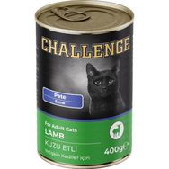 Challenge Pate Kuzu Etli 400 GR Yetişkin Kedi Konservesi