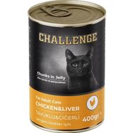Challenge Tavuklu Ciğerli 400 GR Yetişkin Kedi Konservesi