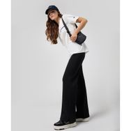Champion 117553-KK001 Script Shop Flare Pants Siyah Kadın Eşofman Altı