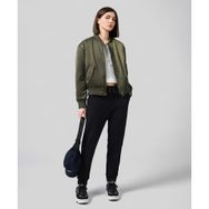 Champion 117584-KK001 Script Shop Rib Cuff Pants Siyah Kadın Eşofman Altı