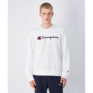 Champion 220727-WW001 Icons Crewneck Beyaz Erkek Sweatshirt