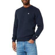 Champion C-Logo Lacivert Bisiklet Yaka Erkek Sweatshirt