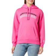 Champion Legacy Color Punch Yazılı Kapüşonlu Fuşya Kadın Sweatshirt