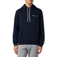 Champion Legacy Lacivert Yazılı Logolu Kapüşonlu Erkek Sweatshirt