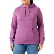 Champion Legacy Yazılı Logo Kapüşonlu Mor Kadın Sweatshirt