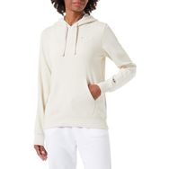 Champion Spring Terry Fildişi Küçük Yazı Logo Kapüşonlu Kadın Sweatshirt
