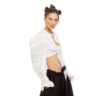 CHAOUICHE CHAZ0132 Peace Top Beyaz Kadın Tişört