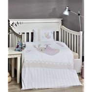 Charlotte Buby Bunny 100x150 cm Pudra Bebek Nevresim Takımı