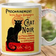 Chat Noir Kedicik Baskılı Kupa