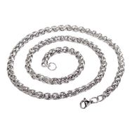 Chavin CY82 Burgu 6 mm Çelik Erkek Bijuteri Kolye