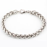 Chavin DG36 8 mm Gri Çelik Erkek Bileklik
