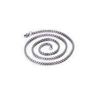 Chavin DH01 Gri 80 cm 3 mm Çelik Erkek Bijuteri Kolye