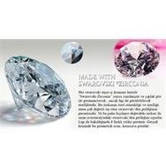 Chavin DH18SR 2 Crt Swarovski Tektaş Gümüş Kolye