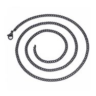 Chavin DS05SY Siyah 63 cm 3 mm Erkek Çelik Zincir