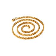 Chavin DS50 Gold Sarı 60 cm 3 mm Erkek Çelik Zincir