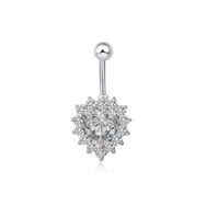 Chavin DT83BY Kalp Tek Taşlı Göbek Piercing