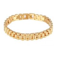 Chavin ED02SR Gold 316 L Çelik Parlak ve Mat Erkek Bileklik