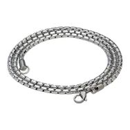 Chavin EH68 Gri 55 cm 3 mm Erkek Çelik Zincir