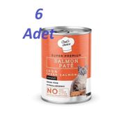 Chef's 6x400 gr Choice Somonlu Yetişkin Kedi Konservesi