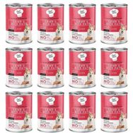 Chefs Cchoice 12x400 gr Kuzulu Pirinçli Ezme Köpek Konseve Maması