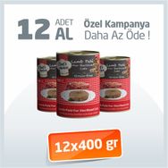 Chef's Choice 12x400 gr Kıyılmış Kuzulu Kısırlaştırılmış Yetişkin Kedi Konservesi