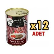 Chef's Choice 12x400 gr Kuzu Etli Tahılsız Köpek Konserve Ezme