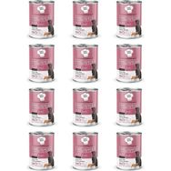 Chef's Choice 12x400 gr Tahılsız Kuzu Somon ve Havuçlu Ezme Köpek Konservesi