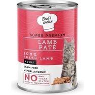 Chef's Choice 400 gr Tahılsız Kuzu Etli Ezme Kedi Konservesi