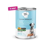 Chef's Choice Kıyılmış Kuzu Etli ve Balkabaklı 12x400 gr Yavru Köpek Konservesi
