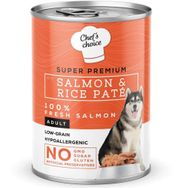 Chef's Choice Pate Salmon & Rice Somon Pirinçli Köpek 400 gr Yaş Maması