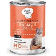 Chef's Choice Salmon in Gravy Pate 400 gr Yaş Kedi Maması