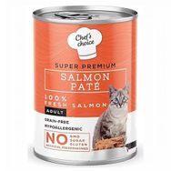 Chef's Choice Tahılsız Somonlu Ezme 12x400 gr Kedi Konservesi