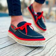 Chekich CH311 Espadril Siyah Kırmızı Erkek Günlük Ayakkabı