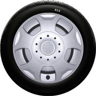 Chery SKS-SJS 404 16 İnç 4 Adet Kırılmaz Jant Kapağı
