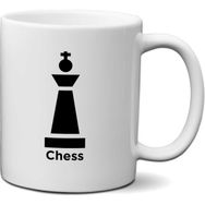 Chess Baskılı Kupa Bardak