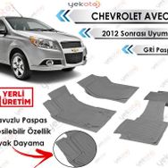 Chevrolet Aveo 2012 Sonrası Gri Havuzlu Paspas